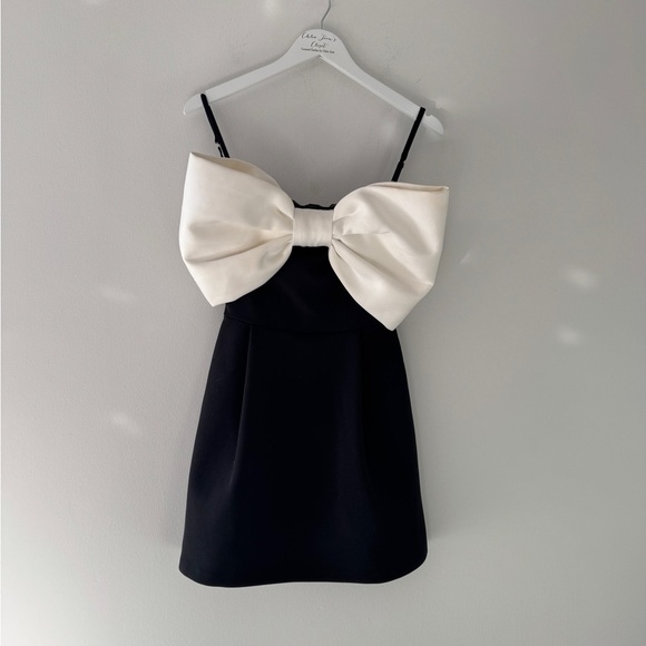 NADINE MERABI Jenny Bow Mini Dress XS - Picture 6 of 10